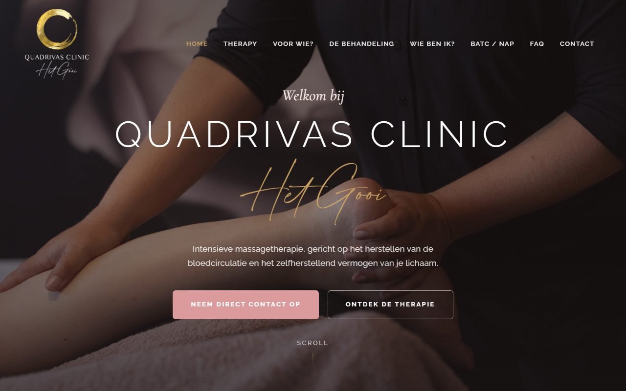Quadrivas Clinic Het Gooi website